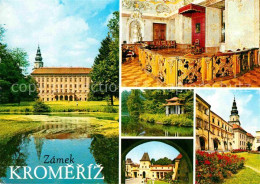 72698739 Kremsier Kromeriz Czechia Statni Zamek Schloss Teich  - Tchéquie