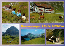 72698717 Lech Vorarlberg Ravensburger Huette Am Spullersee Haflinger Pferde Alpe - Autres & Non Classés