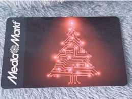 GIFT CARD - HUNGARY - MEDIA MARKT 59 - CHRISTMAS - Tarjetas De Regalo