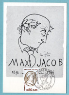 Carte Maximum 1976 - Max Jacob - Poète Et Romancier - YT 1881 - 29 Quimper - 1970-1979