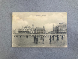 Ostende - La Plage Carte Postale Postcard - Oostende