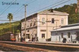 SALUTI DA NICOTERA - VIBO VALENTIA - 8 VEDUTE - STAZIONE CON TRENO - VIA CASTELLO - CATTEDRALE  - 1982 - Vibo Valentia