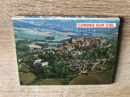 Delcampe - Carnet 10 Vues Cordes Sur Ciel - Cordes