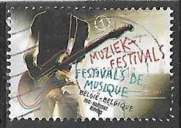 OCB Nr 4357 Muziek Music Guitar Musique  - Centrale Stempel - Used Stamps