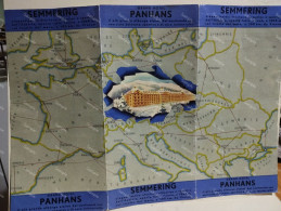 Tourist Depliant Austria SEMMERING. Grand Hotel Panhans. 31x22 Cm. - Tourism Brochures