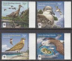 2015 Cocos (Keeling) Islands WWF Birds Complete Set Of 4 MNH - Cocos (Keeling) Islands