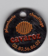 Jeton De Caddie En Métal - Ets Cavaroz - Plomberie Chauffage à Fontaine-lès-Dijon (21) - Moneda Carro