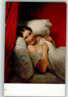 39738809 - Nr. 37 Junge Im Bett Liegende Frau Zieht Sich Verschaemt Das Nachthemd Hoch Museum Der Bildenden Kuenste Zu  - Sonstige & Ohne Zuordnung