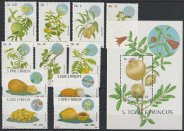 Sao Tome E Principe  1989  Fruits MNH - Frutas