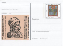 Germany Deutschland 2000 Koblenz Messe, Hildegard Von Bingen, Inventor Of Movable-type Printing Press Johannes Gutenberg - Postkaarten - Ongebruikt