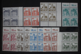 Berlin 532-540 Postfrisch Viererblocks Teilweise Mit Rand #FY246 - Altri & Non Classificati