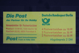 Berlin MH 11 E C OZ Postfrisch Markenheftchen #FY352 - Postzegelboekjes