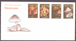 Antigua Und Barbuda 973-76 Pilze Ersttagesbrief/FDC #IF453 - Antigua Und Barbuda (1981-...)