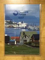 Färöer Jahresmappe 1987 Postfrisch #HC230 - Isole Faroer