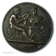 Médaille Argent 38g Enseignement De Dessin Paris 1889 Par J. Lagrange, Lartdesgents - Royaux / De Noblesse