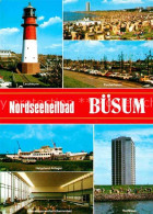 72697439 Buesum Nordseebad Leuchtturm Korbstrand Fischerhafen Helgoland Anleger  - Buesum