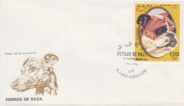 Enveloppe  FDC   1er   Jour    SAHARA  OCCIDENTAL    Chiens  De  Race    1992 - Perros
