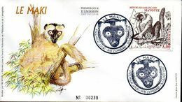 MAYOTTE 0046b Fdc Maki, Lémurien - Other & Unclassified