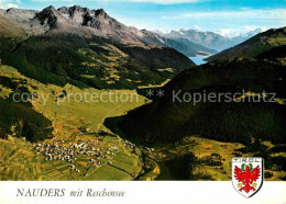 72696919 Nauders Tirol Luftaufnahme Reschensee Ortler Nauders - Andere & Zonder Classificatie