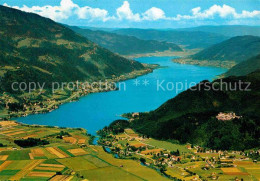 72696883 Ossiachersee Luftaufnahme Ruine Landskron Ossiach - Andere & Zonder Classificatie