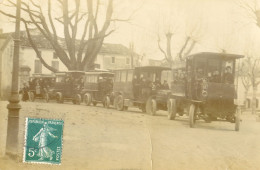 81 - Carte Photo Représentant Un Train De 5 Véhicules Transportant Des Enfants - Certainement Sur Le Boulevard De Sorèze - Sonstige & Ohne Zuordnung