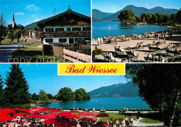 72696746 Bad Wiessee Ortsmotiv Strandpromenade Alpenblick Bad Wiessee - Bad Wiessee