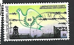OCB Nr 2186 Liberation Bevrijding Guerre War Oorlog  - Centrale Stempel Jumet - Gebraucht