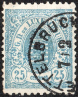 Luxembourg 1880 20 C Perf 11½:12 1 Value Cancel Ettelbruck - 1859-1880 Coat Of Arms