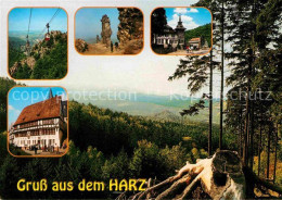 72696693 Thale Harz Landschaftspanorama Personenschwebebahn Teufelsmauer Harzger - Thale