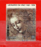 Italia °- 2019 -  LEONARDO Da VINCI.  (  LA SCAPILIATA ) - 2011-20: Gebraucht