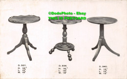 R422816 Three Tables. Postcard - Wereld