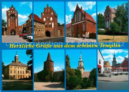 72696446 Templin Tore Der Stadt Turm Stadtmauer Platz Kirche Templin - Templin