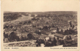 CPSM. 76 ELBEUF. VUE GENERALE PRISE DE LA CÔTE SAINT AUCT. - Elbeuf