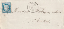 Lettre De Epernon à Chartres LSC - 1849-1876: Periodo Classico