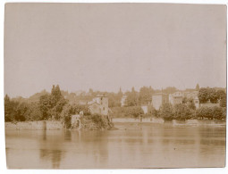 Snapshot Ile Barbe 69 Lyon 1902 XIX 1900 Sepia - Places