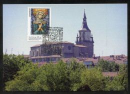 ESPAÑA (2002) Carte Maximum Card - Vidrieras Artísticas Catedral Sta. Mª Vitoria, Stained Glass, Vitrail, Cathedrale - Cartoline Maximum