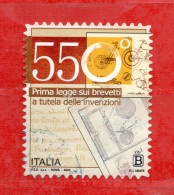 Italia °- 2024 -  PRIMA LEGGE SUI BREVETTI - 2021-...: Used