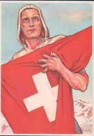 Fête Nationale 1941 Non Circulé, Eidgenosse (927) 10x15 - Brieven En Documenten