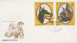Enveloppe  FDC   1er   Jour    SAHARA  OCCIDENTAL    Chiens  De  Race    1992 - Hunde