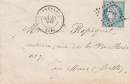 Lettre De Bonnetable à Le Mans LSC - 1849-1876: Periodo Clásico