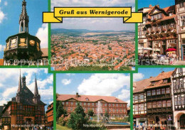 72694614 Wernigerode Harz Marktbrunnen Panorama Blick Von Der Schlossterrasse Ca - Wernigerode