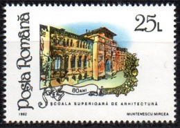 ROMANIA 1992 - 1v - MNH - Architectiure School - Schule Für Architektur - Facoltà Di Architettura - Arquitectura - Sonstige & Ohne Zuordnung
