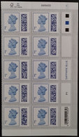 S.G. V4700 ~ A BLOCK OF 10 X 1p NEW BARCODED MACHINS UNFOLDED AND NHM #03259 - Machin-Ausgaben