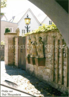 72694576 Bad Mergentheim Eingang Johanniterhof Figuren Bad Mergentheim - Bad Mergentheim