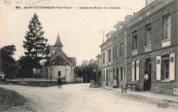 St étienne Du Vauvray * Route De Louviers Et L'église Du Village * Café De La Mairie PELGAS * Villageois - Altri & Non Classificati
