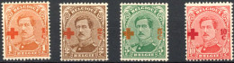 [** SUP] N° 150/53, Les 4 Premières Valeurs - Fraîcheur Postale - Cote: 18€ - 1914-1915 Rode Kruis