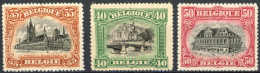 [** SUP] N° 142/44, 3 Valeurs Moyennes - Fraîcheur Postale - Cote: 26€ - 1915-1920 Albert I.