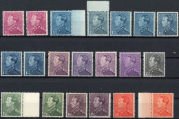 [** SUP] N° 429/35, Poortman, La Série Complète + Diverses Nuances - Fraîcheur Postale. Cote ++190 € - 1936-51 Poortman