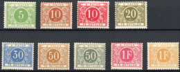 [* SUP] TX3/11, La Série Complète - Grande Fraîcheur - Cote: 70€ - Briefmarken