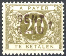 [** SUP] TX6A, 20c Olive - Fraîcheur Postale - Cote: 41€ - Timbres